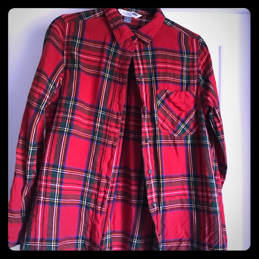 Women’s Old Navy Button Down Flannel Shirt